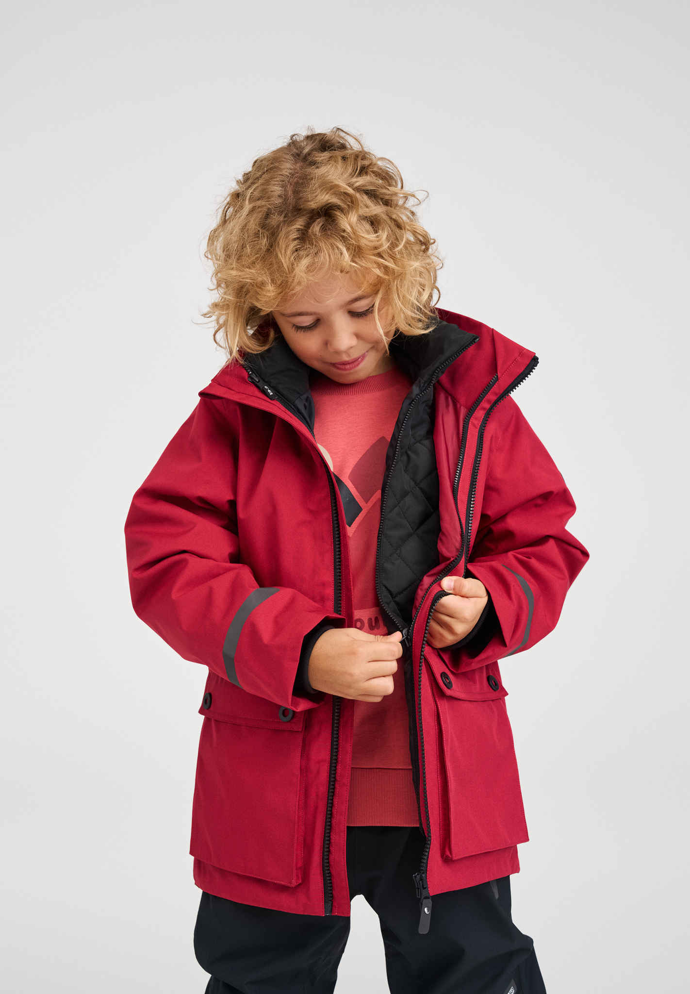 Reima Syddi - Kids' ReimaTec Waterproof 3-in-1 Jacket