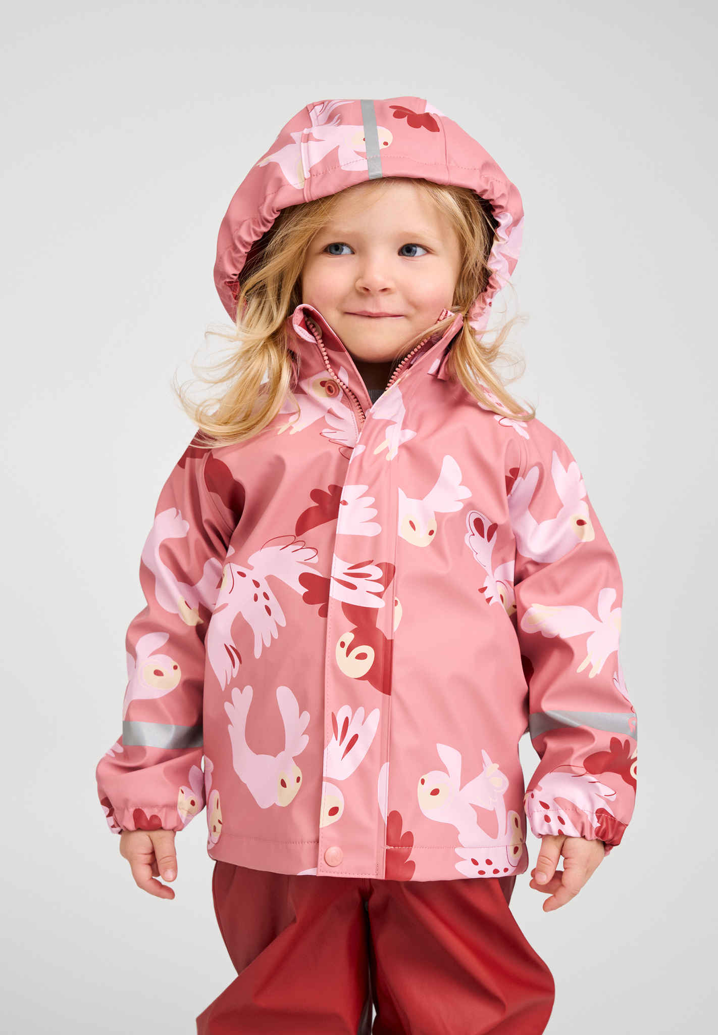 Reima Koski - Fleece-Lined Rubber Rain Jacket