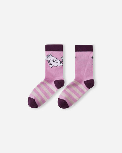 Reima Moomin Randig - Kids' Merino Wool Socks