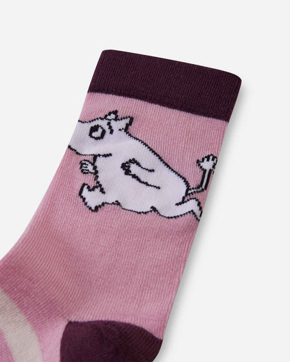Reima Moomin Randig - Kids' Merino Wool Socks