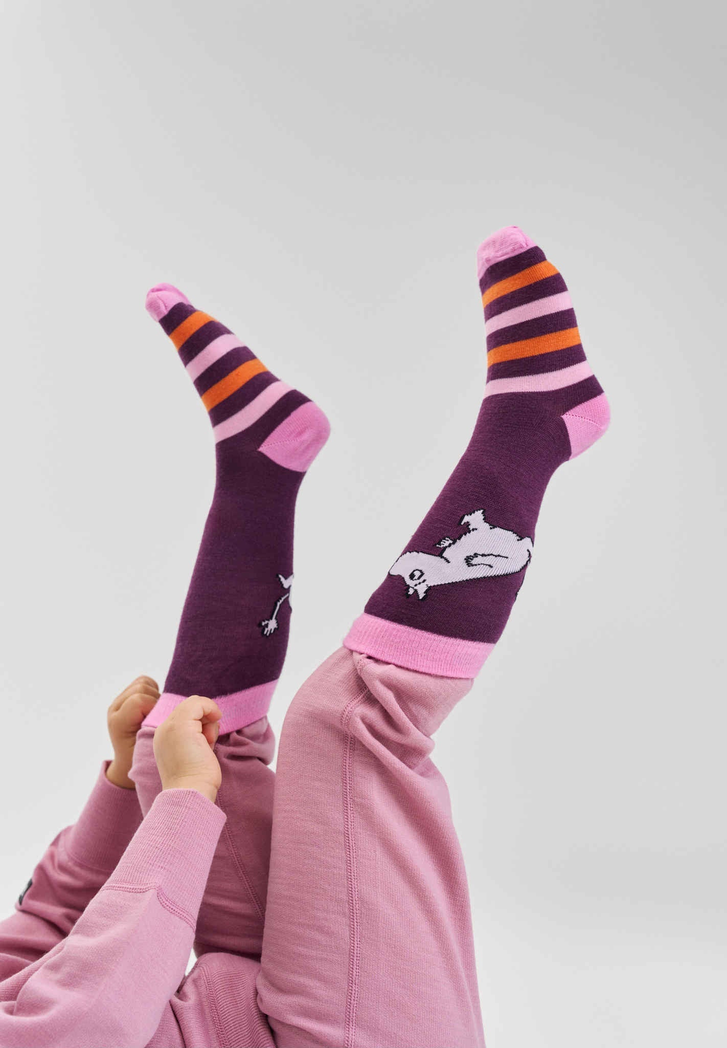 Reima Moomin Randig - Kids' Merino Wool Socks