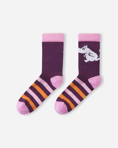 Reima Moomin Randig - Kids' Merino Wool Socks