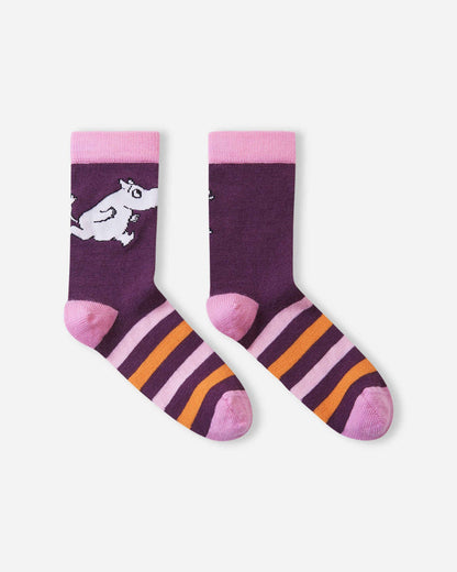 Reima Moomin Randig - Kids' Merino Wool Socks