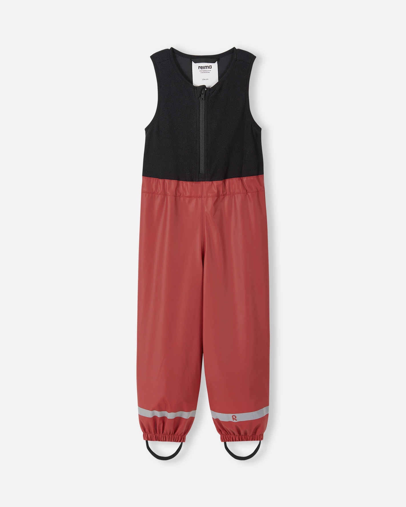 Reima Loiske - Kids' Fleece Lined Rubber Rain Bib