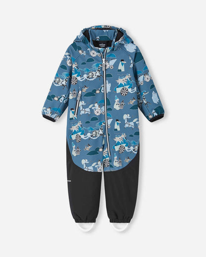 Reima Moomin Mjosa - Kids' Softshell Outdoor Jumpsuit