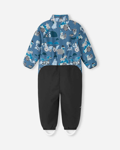 Reima Moomin Mjosa - Kids' Softshell Outdoor Jumpsuit