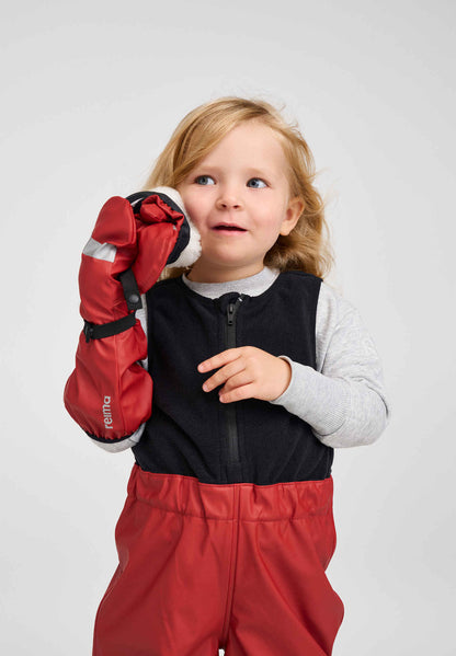 Reima Loska - Kids' Fluffy Wool Lined Rain Mittens