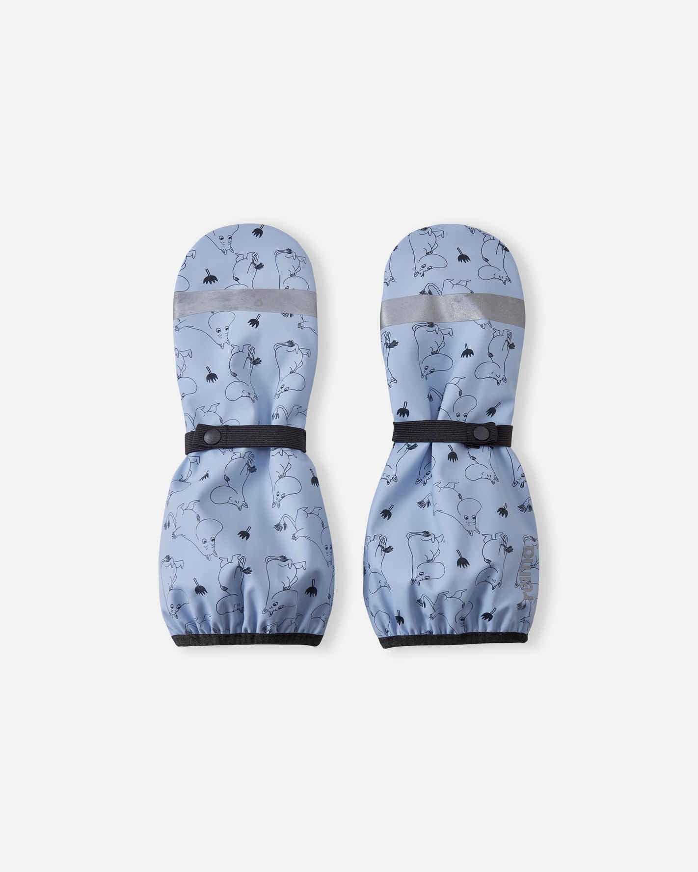 Reima Moomin Puro - Kids' Lined Rubber Rain Mittens