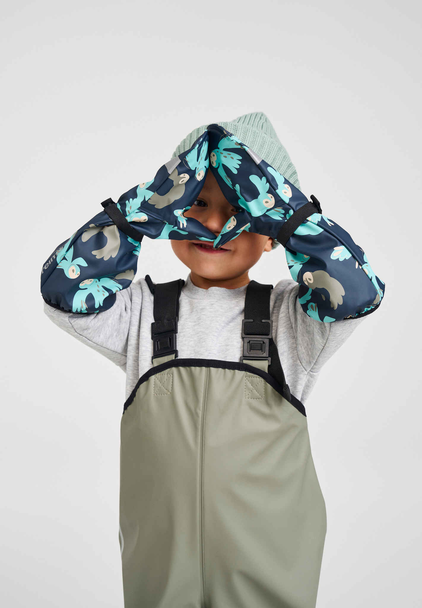 Reima Puro - Kids' Lined Rubber Rain Mittens