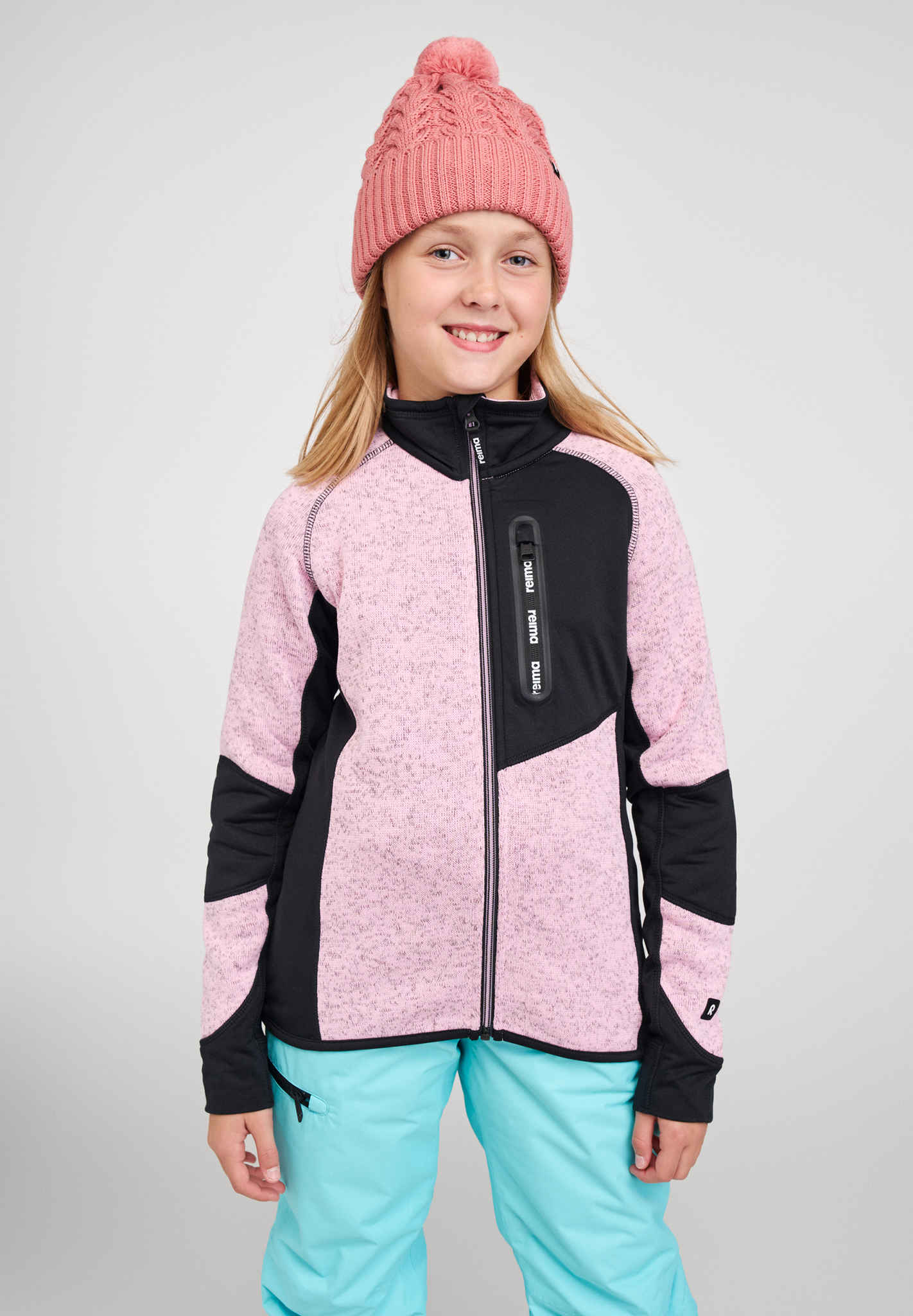 Reima Laskien - Kids' Seawool® Fleece Jacket