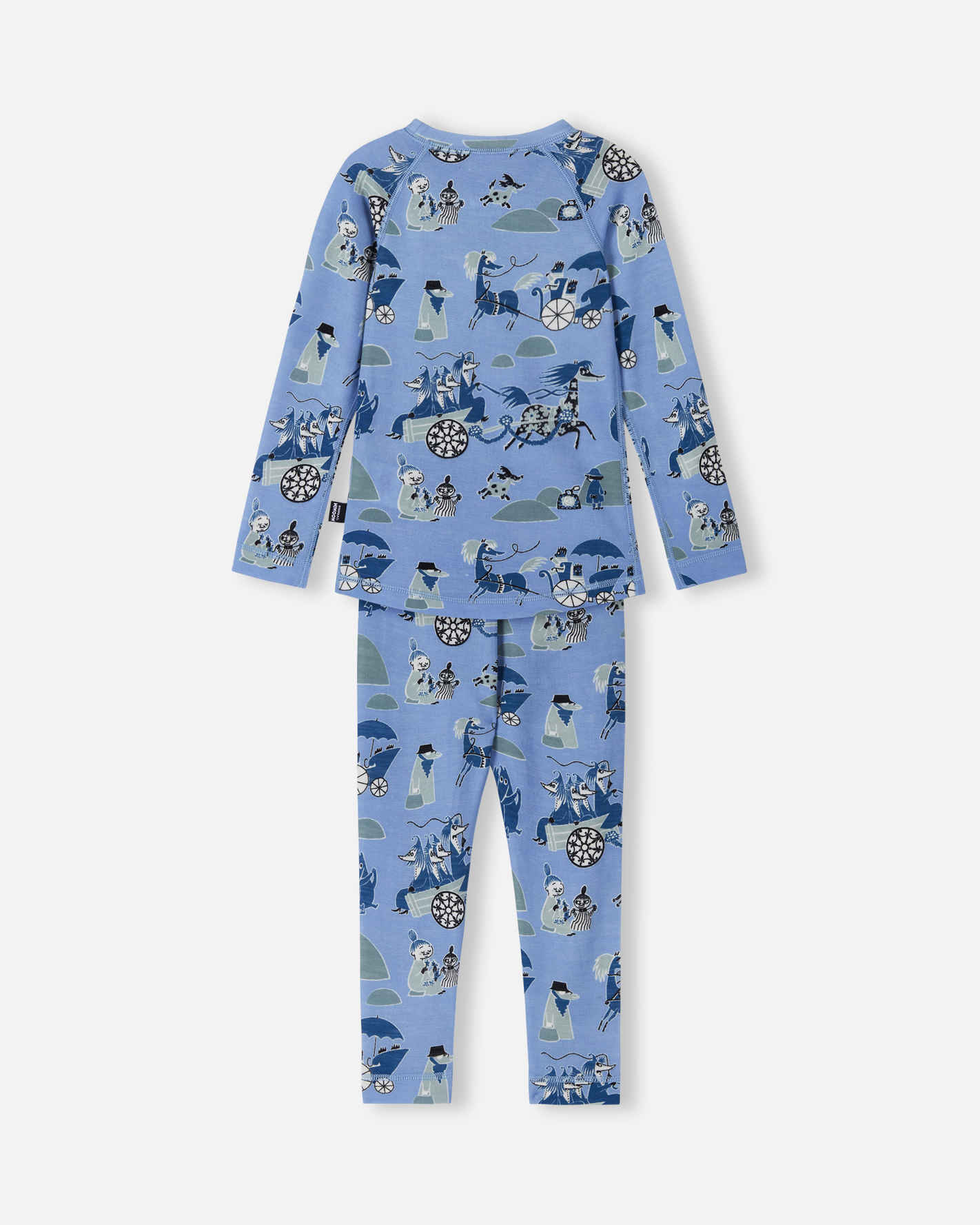 Reima Moomin Trivsam - Toddler Merino Wool & Lyocell Base Layer Set
